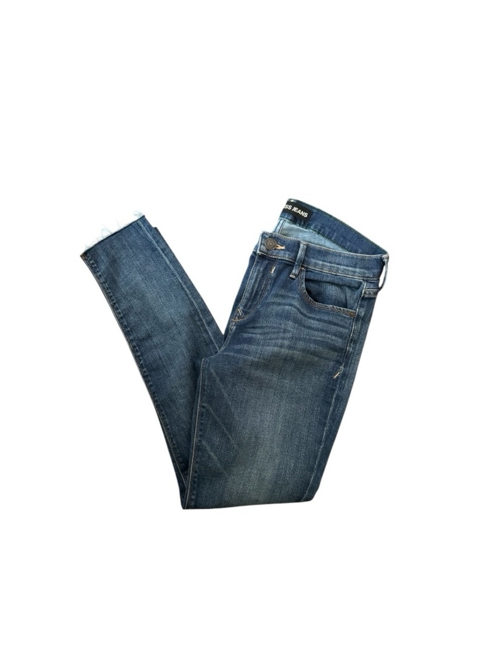 Express Women's Medium Blue Skinny Jeans - Picture 6 of 8